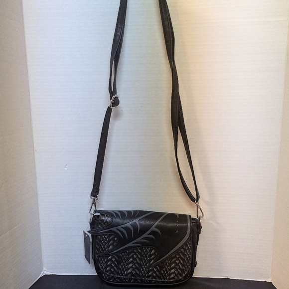 Game Of Thrones Dragon Wing Buckle-Down Fold Over Cross Body Bag Vegan L… - Picture 3 of 6